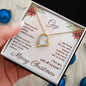 Merry Christmas (Grandma's Name) | Holiday Traditions (Forever Love Necklace)