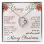 Merry Christmas (Grandma's Name) | Holiday Traditions (Forever Love Necklace)
