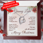 Merry Christmas (Grandma's Name) | Holiday Traditions (Forever Love Necklace)