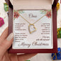Merry Christmas (Grandma's Name) | Holiday Traditions (Forever Love Necklace)