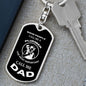 PLUMBER | Call Me Dad (Dog Tag Swivel Key Chain)