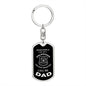 POLICEMAN | Call Me Dad (Dog Tag Swivel Key Chain)