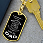 POLICEMAN | Call Me Dad (Dog Tag Swivel Key Chain)