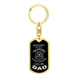 POLICEMAN | Call Me Dad (Dog Tag Swivel Key Chain)