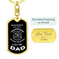 POLICEMAN | Call Me Dad (Dog Tag Swivel Key Chain)