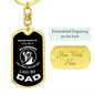 PLUMBER | Call Me Dad (Dog Tag Swivel Key Chain)