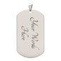 FIREFIGHTER | CAll me Dad (Military Style Dog Tag Necklace)