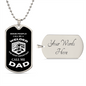 WELDER | Call Me DAD (Military Style Dog Tag Necklace)