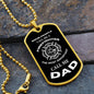 FIREFIGHTER | CAll me Dad (Military Style Dog Tag Necklace)
