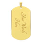 My Son | This Old Lion Has Your Back | Love Dad (Luxury Military Style Dog Tag Necklace)