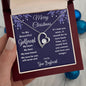 To My Beautiful Girlfriend Merry Christmas | My Heart & Soul | From Boyfriend (Forever Love Necklace)