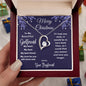 To My Beautiful Girlfriend Merry Christmas | My Heart & Soul | From Boyfriend (Forever Love Necklace)