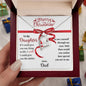Merry Christmas To My Daughter | Wish | Love Dad (Forever Love Necklace)