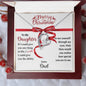 Merry Christmas To My Daughter | Wish | Love Dad (Forever Love Necklace)