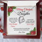 Merry Christmas To My Daughter | My Most Beautiful Chapter | Love Dad (Forever Love Necklace)