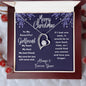 To My Beautiful Girlfriend Merry Christmas | My Heart & Soul | Always & Forever Yours (Forever Love Necklace)