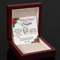 Merry Christmas To My Daughter | My Most Beautiful Chapter | Love Dad (Forever Love Necklace)