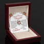 To My Beautiful & Amazing Daughter | My Greatest Gift | Merry Christmas Love Dad (Forever Love Necklace)