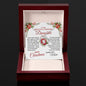 To My Beautiful & Amazing Daughter | My Greatest Gift | Merry Christmas Love Mom (Forever Love Necklace).
