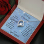To My Beautiful Girlfriend Merry Christmas | My Heart & Soul | From Boyfriend (Forever Love Necklace)