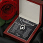 Merry Christmas To My Daughter | Greatest Gift | Love Dad (Forever Love Necklace)
