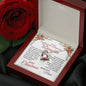 To My Beautiful & Amazing Daughter | My Greatest Gift | Merry Christmas Love Mom (Forever Love Necklace).