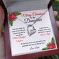 Merry Christmas To My Daughter | My Most Beautiful Chapter | Love Dad (Forever Love Necklace)