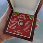 To My Beautiful Girlfriend Merry Christmas | My Heart & Soul | From Boyfriend (Forever Love Necklace)
