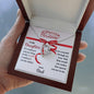 Merry Christmas To My Daughter | Wish | Love Dad (Forever Love Necklace)