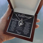 Merry Christmas To My Daughter | Greatest Gift | Love Dad (Forever Love Necklace)