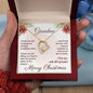 Merry Christmas (Grandma's Name) | Holiday Traditions (Forever Love Necklace)