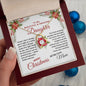 To My Beautiful & Amazing Daughter | My Greatest Gift | Merry Christmas Love Mom (Forever Love Necklace).
