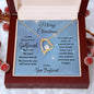 To My Beautiful Girlfriend Merry Christmas | My Heart & Soul | From Boyfriend (Forever Love Necklace)