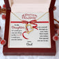 Merry Christmas To My Daughter | Wish | Love Dad (Forever Love Necklace)