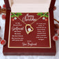 To My Beautiful Girlfriend Merry Christmas | My Heart & Soul | From Boyfriend (Forever Love Necklace)