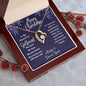 To My Beautiful Girlfriend Merry Christmas | My Heart & Soul | Always & Forever Yours (Forever Love Necklace)