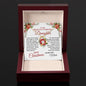 To My Beautiful & Amazing Daughter | My Greatest Gift | Merry Christmas Love Mom (Forever Love Necklace).