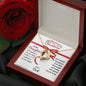 Merry Christmas To My Daughter | Wish | Love Dad (Forever Love Necklace)