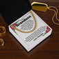 Merry Christmas To My Grandson | Depth of Love | From Grandfather (Cuban Chain)