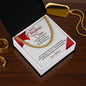 Merry Christmas Son | My Greatest Gift | Love Mom (Classic Cuban Chain)