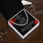 Merry Christmas Son | My Greatest Gift | Love Dad (Classic Cuban Chain)