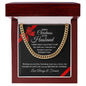 Merry Christmas To My Husband | Beyond My Control (Classic Cuban Chain)