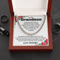 Merry Christmas To My Grandson | Depth of Love | From Grandfather (Cuban Chain)