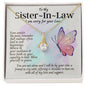 To My Sister In Law | I Am Sorry For Your Loss | Friendship and Encouragement (Alluring Beauty Necklace)