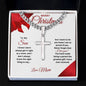 Merry Christmas Son | My Greatest Gift | Love Mom (Artisan Cross Cuban Chain)