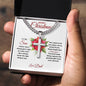Merry Christmas Son | My Greatest Gift | Love Dad (Artisan Cross Cuban Chain)