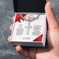 Merry Christmas Son | My Greatest Gift | Love Dad (Artisan Cross Cuban Chain)