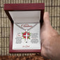 Merry Christmas Son | My Greatest Gift | Love Dad (Artisan Cross Cuban Chain)
