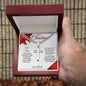 Merry Christmas Son | My Greatest Gift | Love Dad (Artisan Cross Cuban Chain)