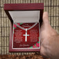 To Grandson | Depth of Love | Christmas Card From Grandmother (Artisan Cross Cuban Chain)